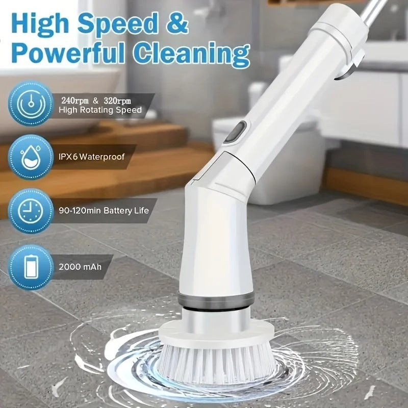 🔥 Multi-Surface Electric Cleaning Brush Pro | All-in-One⚡【Home & Pool Kit】Deep Clean Power Scrubber for Kitchen, Bathtub, Tile & Swimming Pool - Handheld 360° Reach 🔥 Multi-Surface Electric Cleaning Brush Pro | All-in-One⚡【Home & Pool Kit】Deep Clean Power Scrubber for Kitchen, Bathtub, Tile & Swimming Pool - Handheld 360° Reach